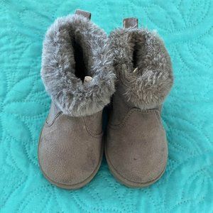 infant boots gray size 5